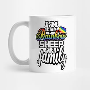 I'm the Rainbow sheep of my family! Mug